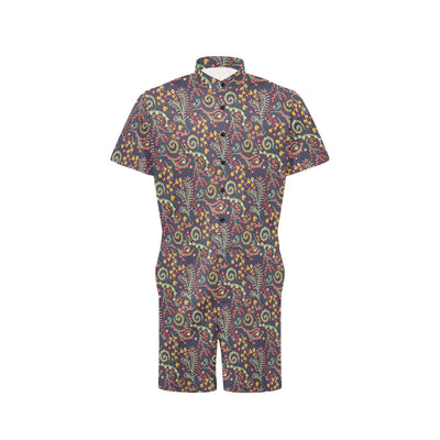 Bohemian Pattern Print Design 08 Men's Romper