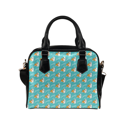 Bulldogs Pattern Print Design 05 Shoulder Handbag
