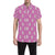 Bull Terrier Happy Print Pattern Men's Short Sleeve Button Up Shirt