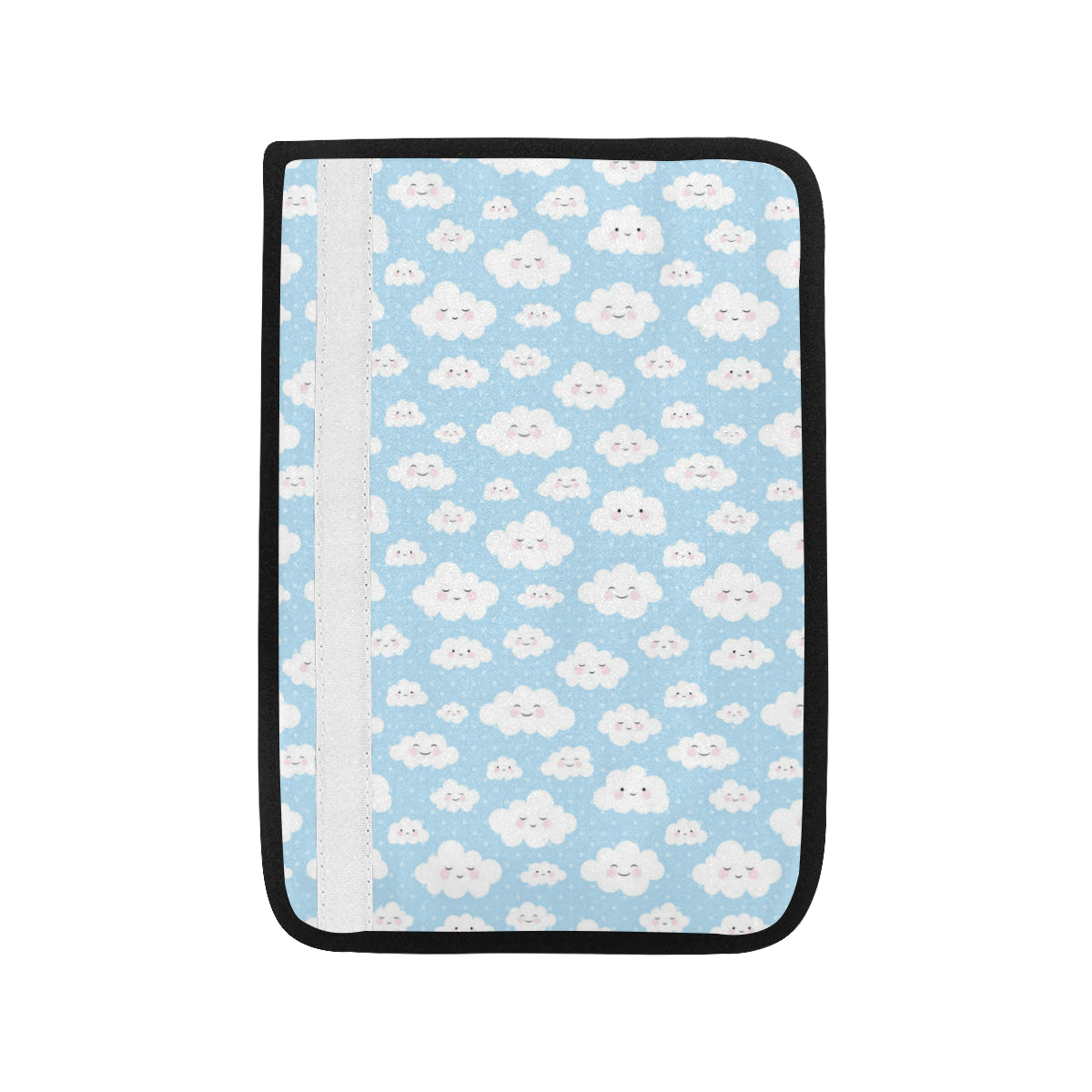 Cloud  Pattern Print Design 02 Car Seat Belt Cover