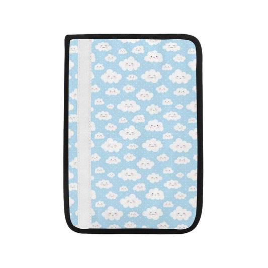 Cloud  Pattern Print Design 02 Car Seat Belt Cover