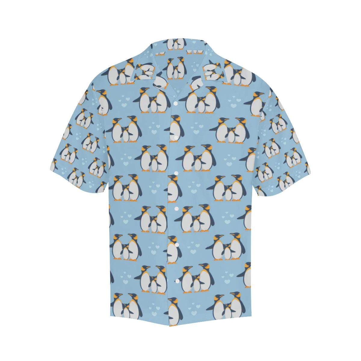 Penguin Pattern Print Design A04 Men's Hawaiian Shirt