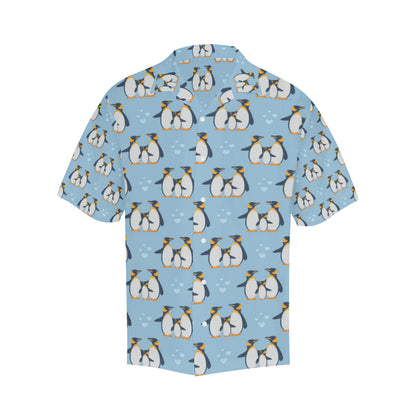 Penguin Pattern Print Design A04 Men's Hawaiian Shirt