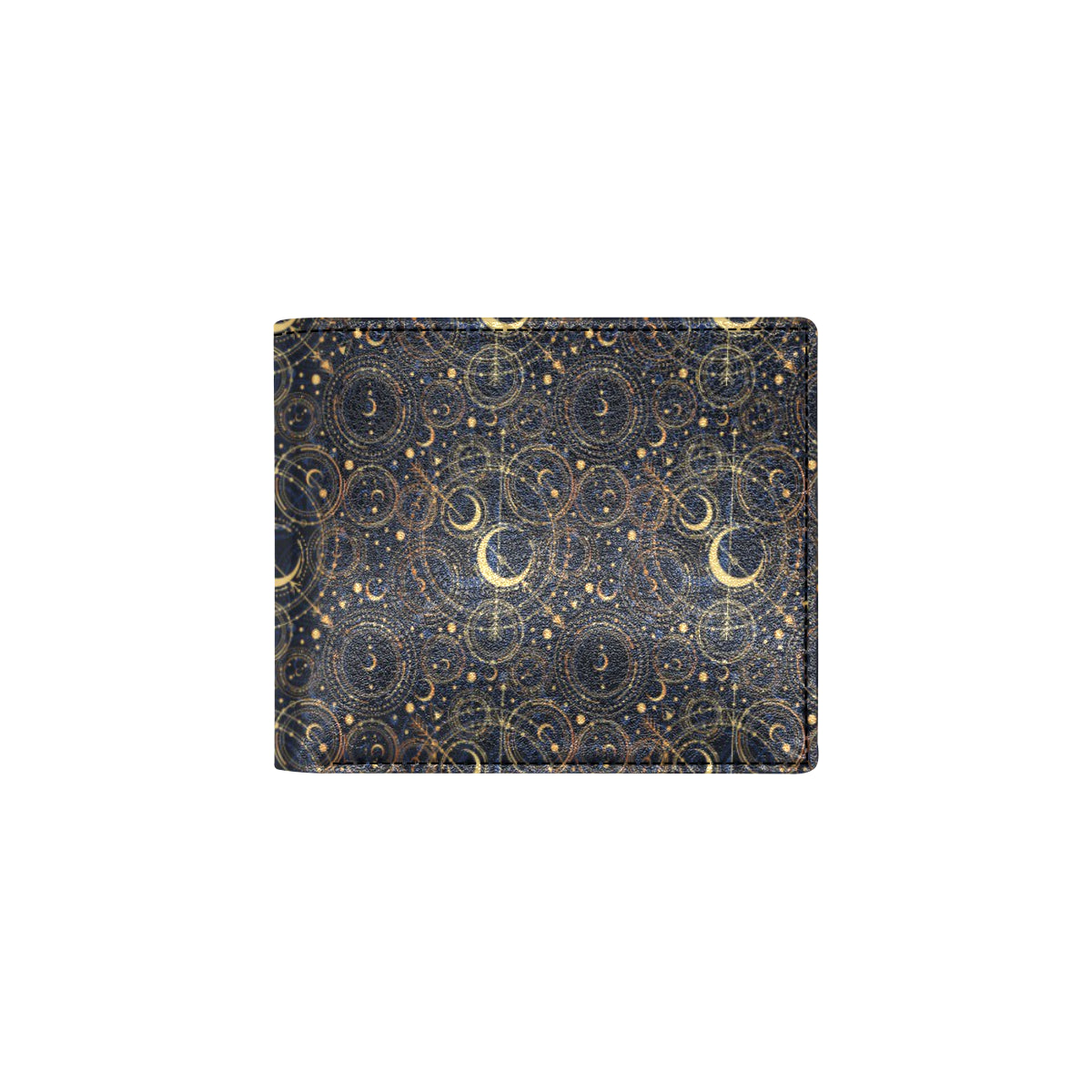 Celestial Pattern Print Design 04 Men's ID Card Wallet