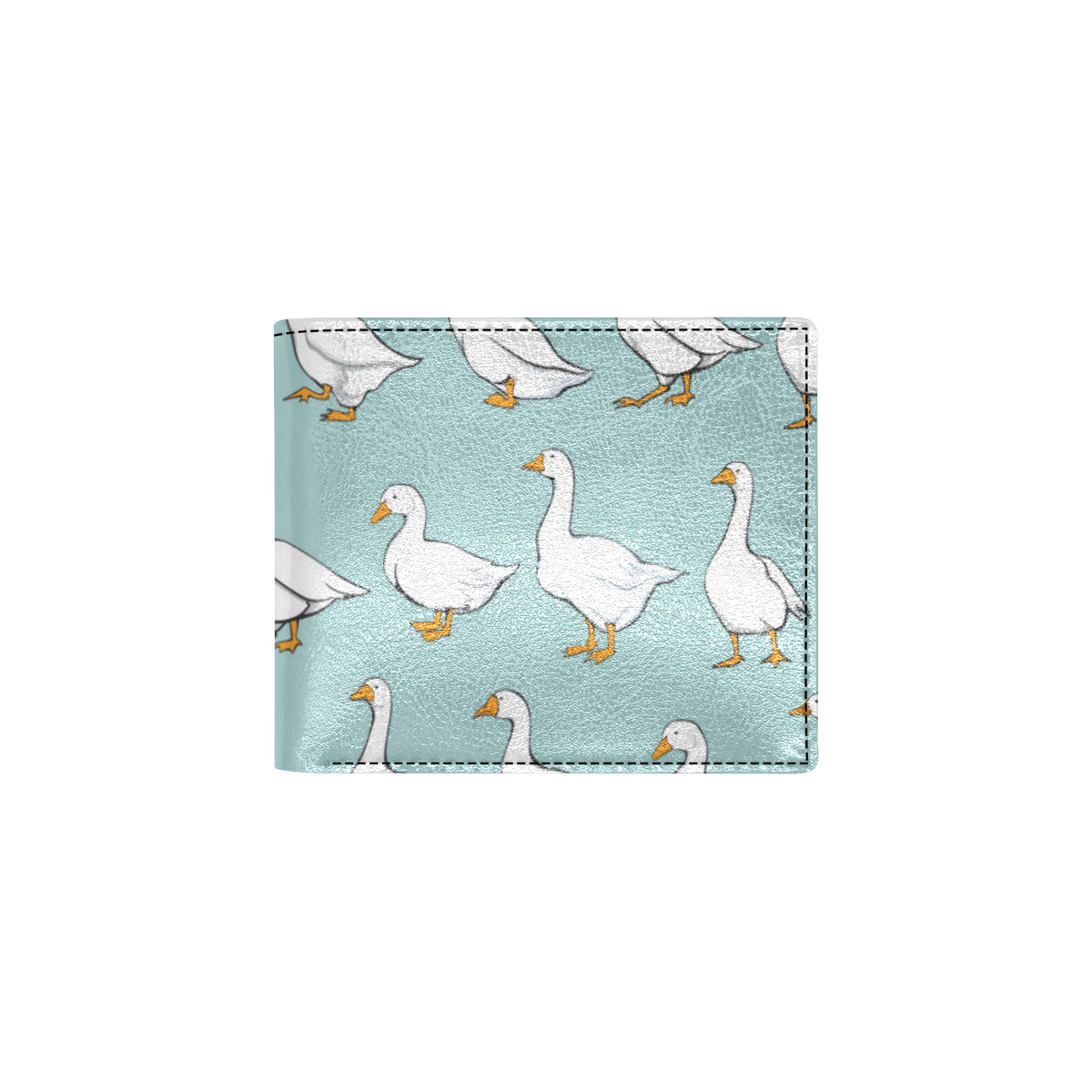 Goose Pattern Print Design 02 Men's ID Card Wallet