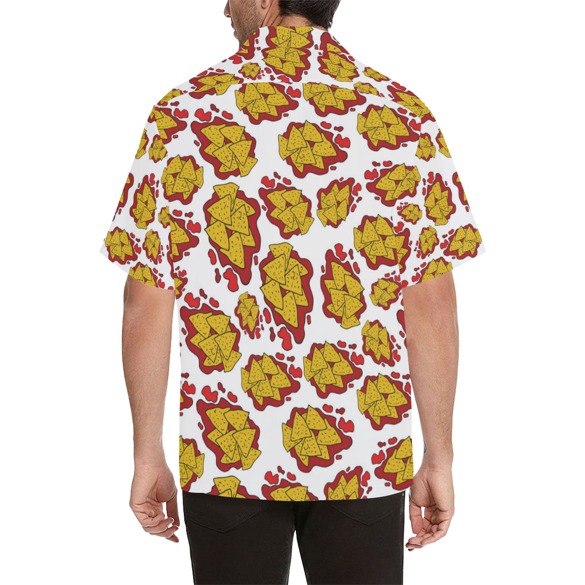 Nachos Pattern Print Design A03 Men's Hawaiian Shirt