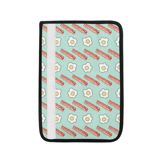 Bacon Sausage Pattern Print Design 01 Car Seat Belt Cover