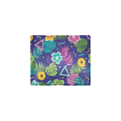 Hawaiian Themed Pattern Print Design H014 Men's ID Card Wallet