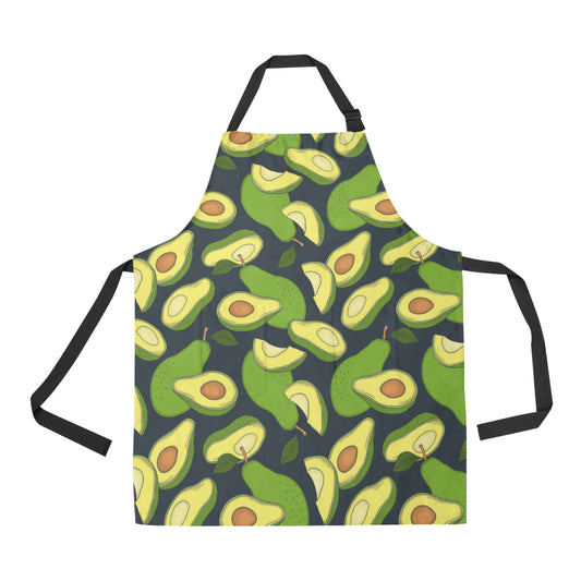 Avocado Pattern Print Design AC013 Apron with Pocket