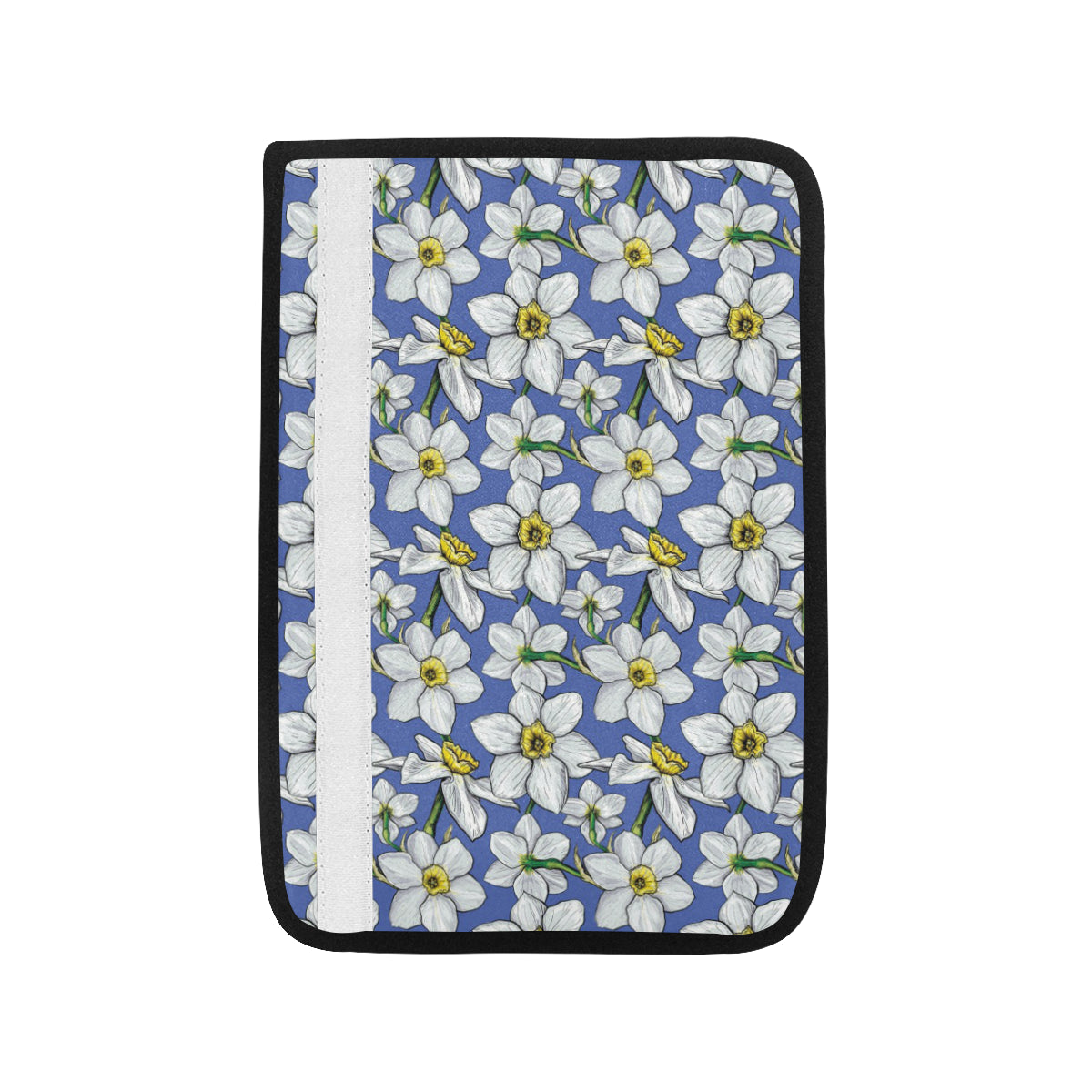 Daffodils Pattern Print Design DF08 Car Seat Belt Cover