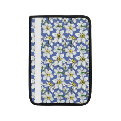 Daffodils Pattern Print Design DF08 Car Seat Belt Cover