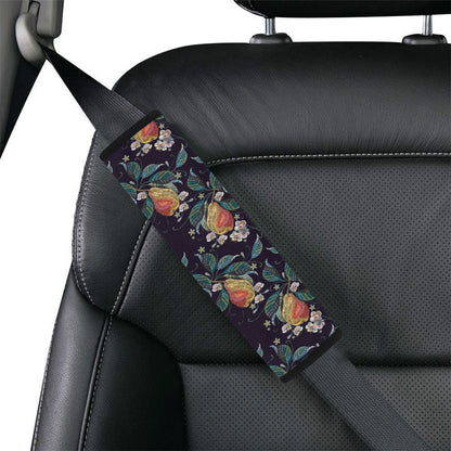 Pear Pattern Print Design PE02 Car Seat Belt Cover
