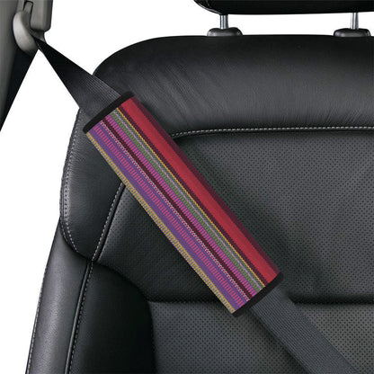 Serape Stripe Print Car Seat Belt Cover