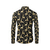 Deer Gold Pattern Men's Long Sleeve Shirt