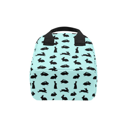 Rabbit Pattern Print Design RB010 Insulated Lunch Bag