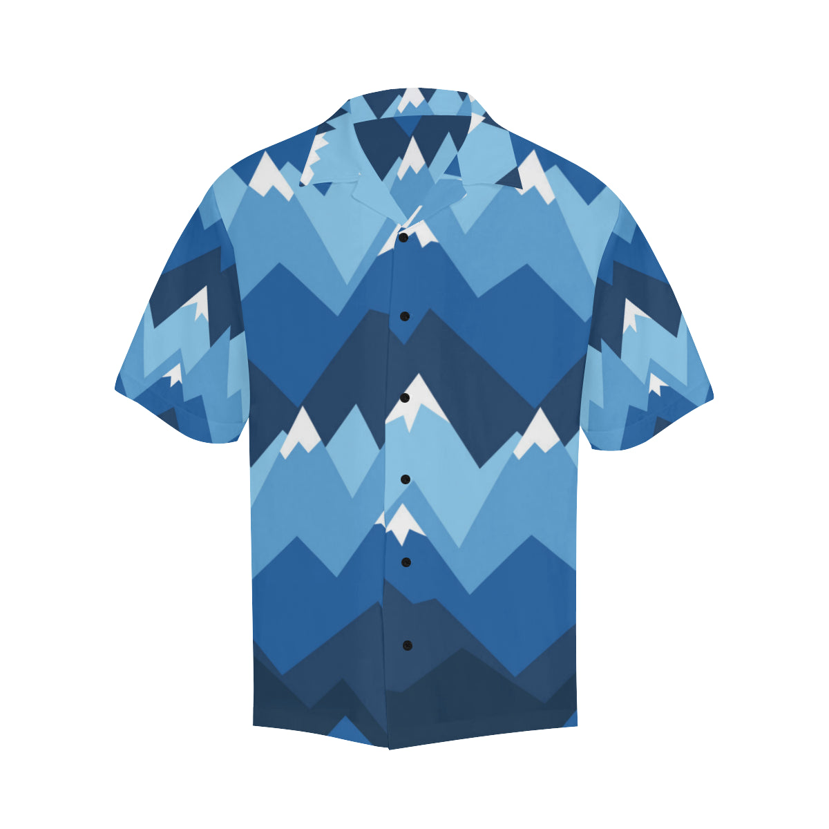 Mountain Pattern Print Design 04 Men's Hawaiian Shirt