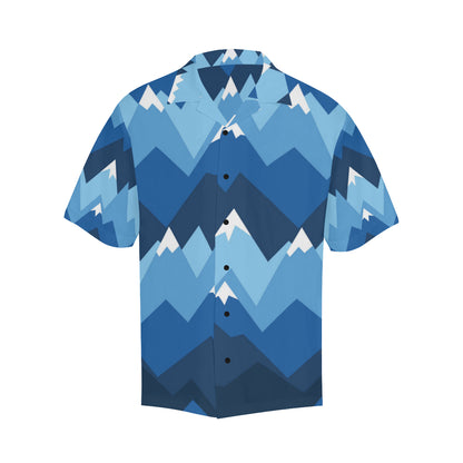 Mountain Pattern Print Design 04 Men's Hawaiian Shirt