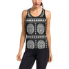 Native American Indian Skull Women's Racerback Tank Top