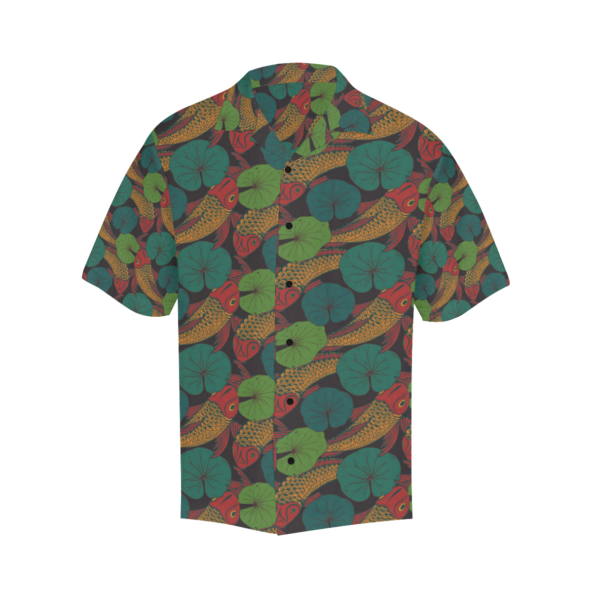 KOI Fish Pattern Print Design 01 Men's Hawaiian Shirt