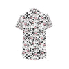 Cow Pattern Print Design 02 Men's Short Sleeve Button Up Shirt