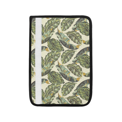 Banana Leaf Pattern Print Design BL08 Car Seat Belt Cover