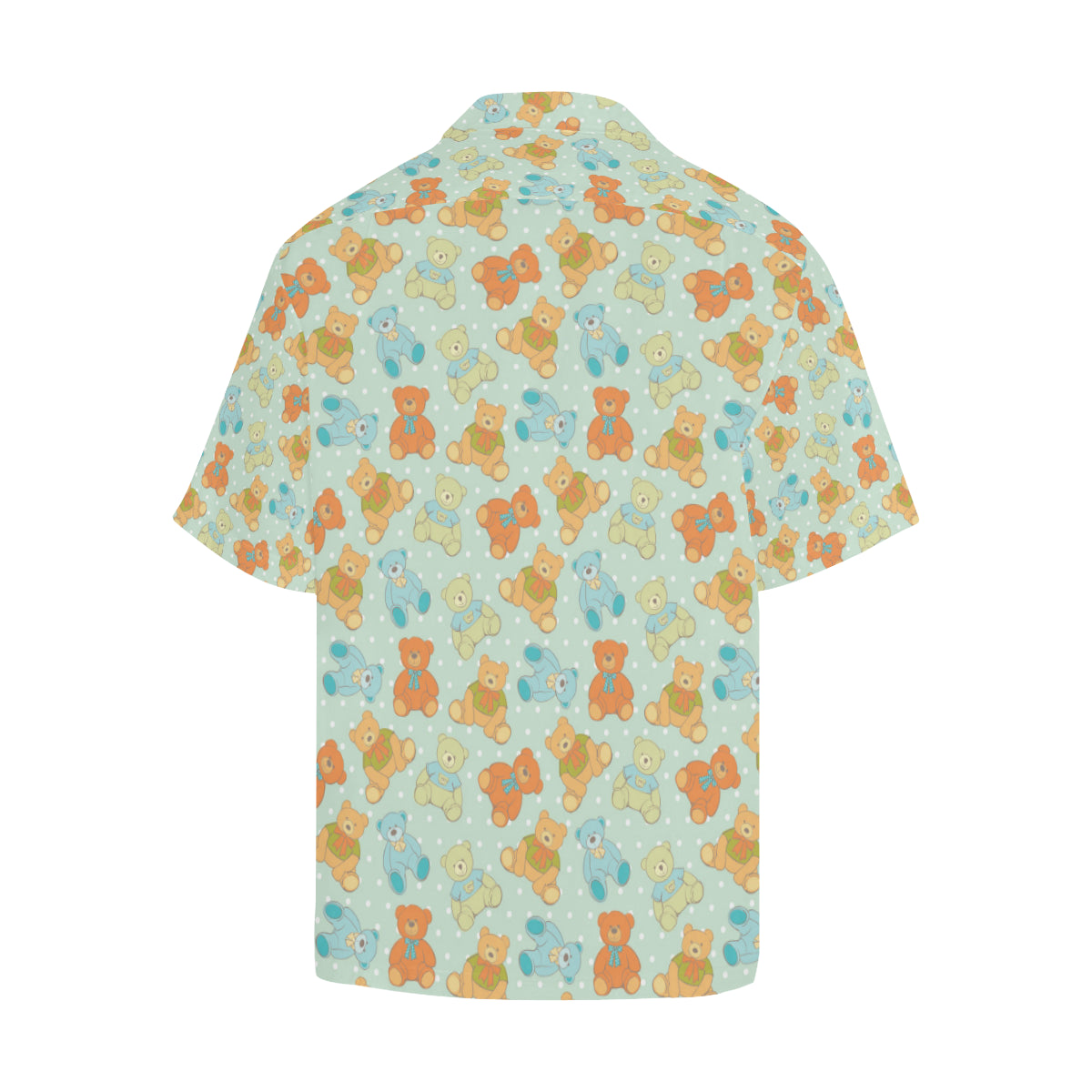 Bear Pattern Print Design 02 Men's Hawaiian Shirt