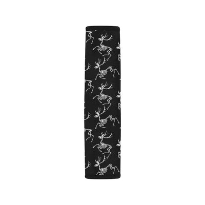 Deer Skeleton Print Pattern Car Seat Belt Cover