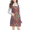 Native Pattern Print Design A06 Apron with Pocket