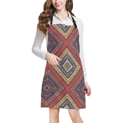 Native Pattern Print Design A06 Apron with Pocket