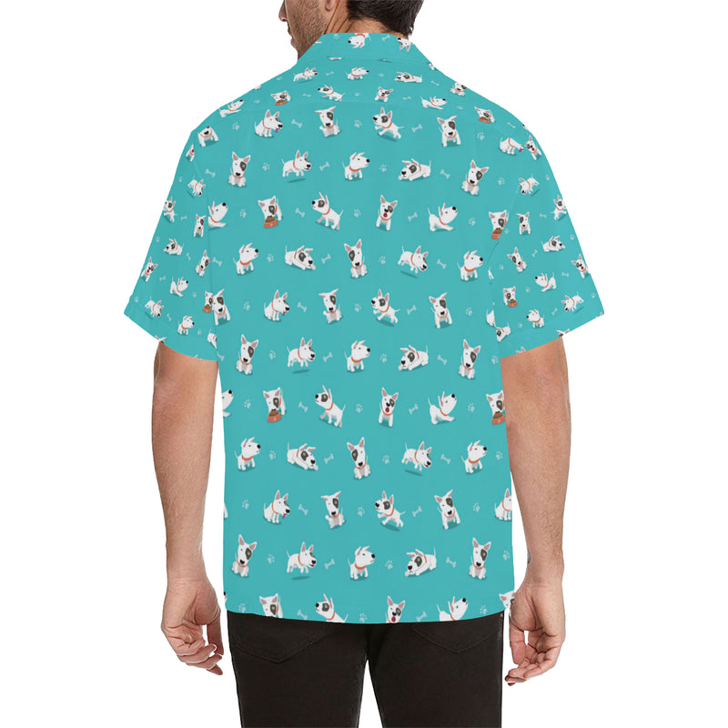 Bull Terriers Pattern Print Design 07 Men's Hawaiian Shirt