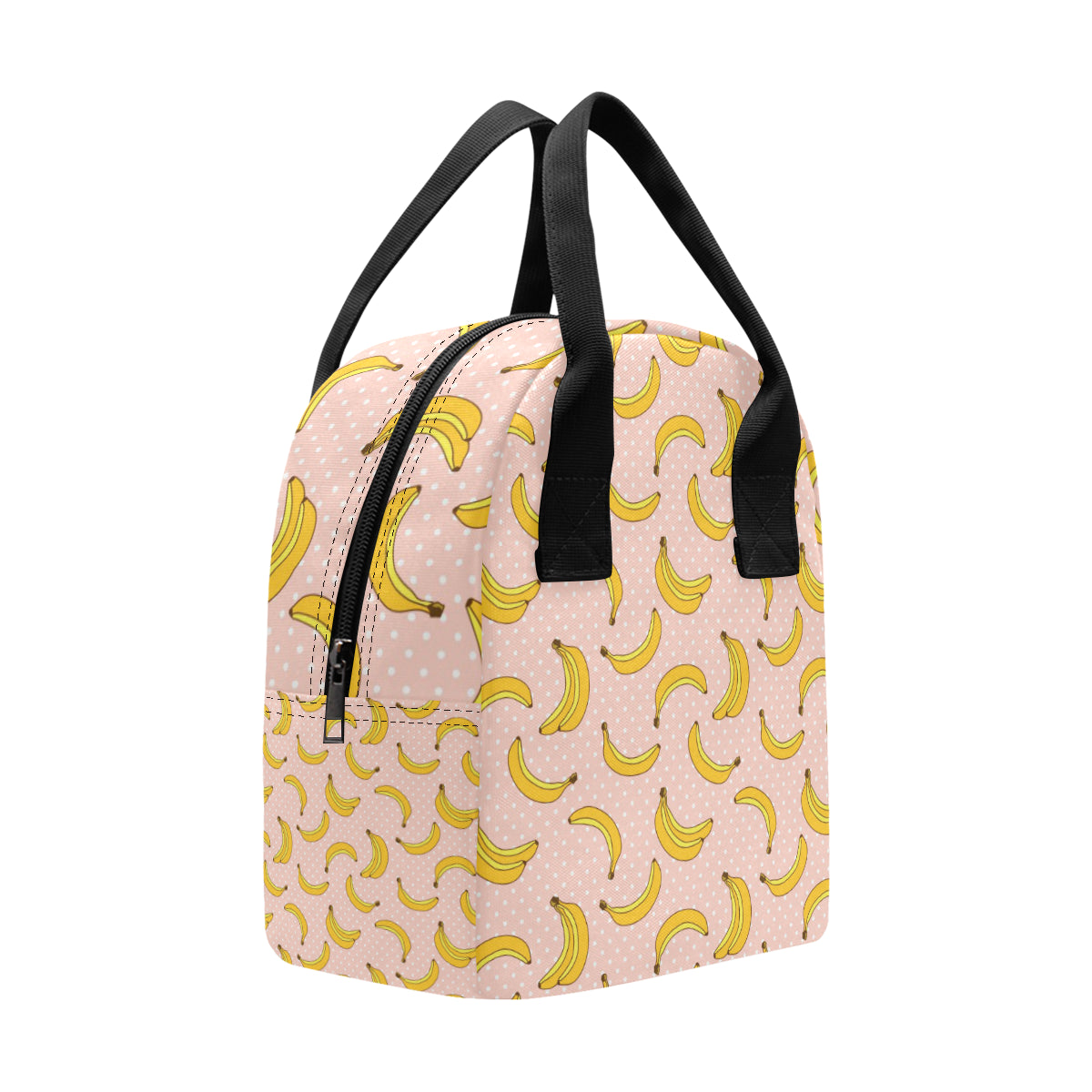 Banana Pattern Print Design BA06 Insulated Lunch Bag