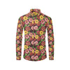 Daisy Gerbera Print Pattern Men's Long Sleeve Shirt