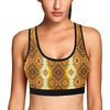 Native Pattern Print Design A09 Sports Bra