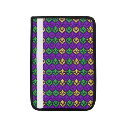Mardi Gras Pattern Print Design 02 Car Seat Belt Cover