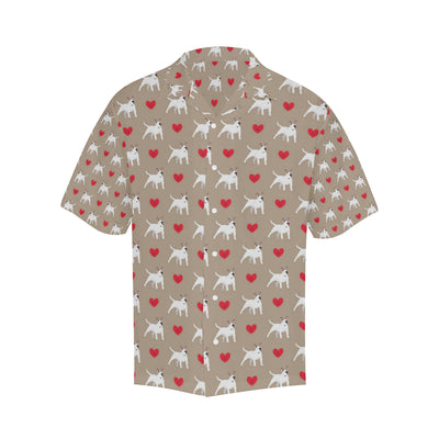 Bull Terriers Pattern Print Design 01 Men's Hawaiian Shirt