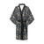 Bohemian Pattern Print Design 09 Women's Short Kimono