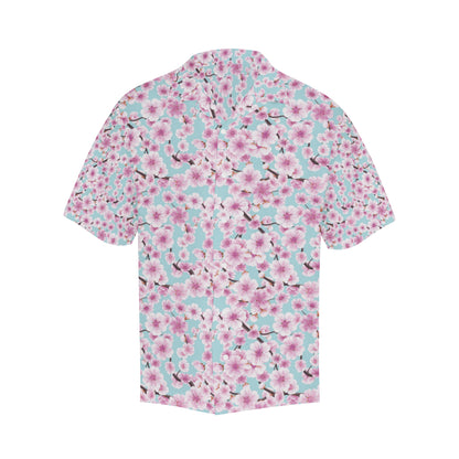 Cherry Blossom Pattern Print Design 01 Men's Hawaiian Shirt
