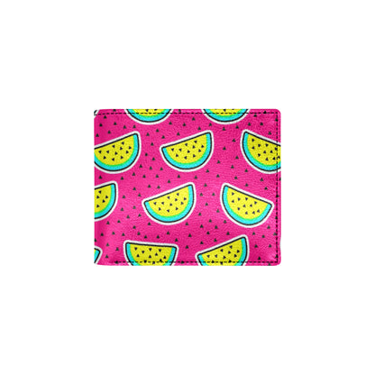 Watermelon Pattern Print Design WM04 Men's ID Card Wallet