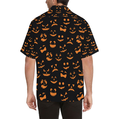 Halloween Pattern Print Design 02 Men's Hawaiian Shirt
