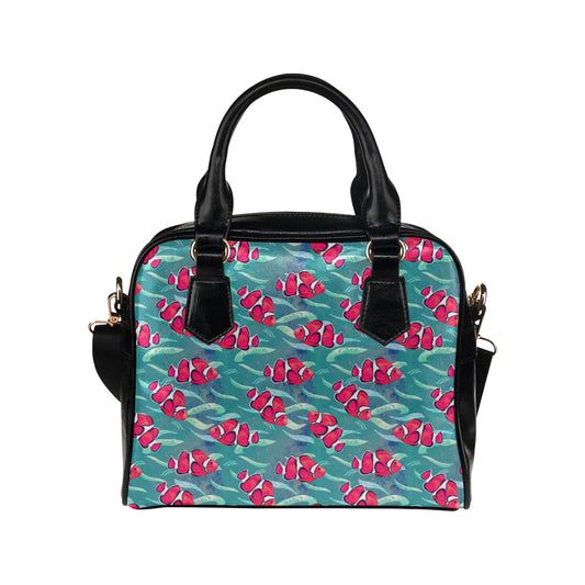 Clownfish Pattern Print Design 02 Shoulder Handbag