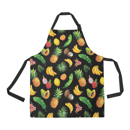 Tropical Fruits Pattern Print Design TF03 Apron with Pocket