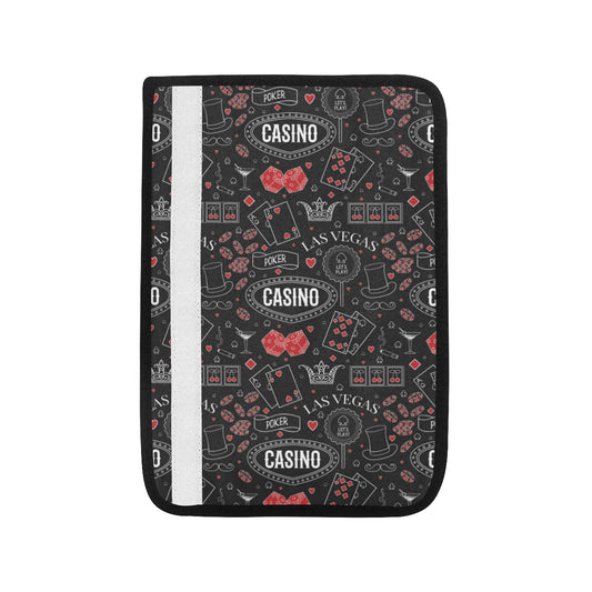 Casino Pattern Print Design 04 Car Seat Belt Cover