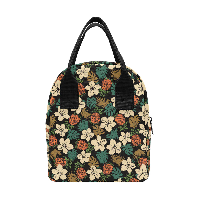 Hawaiian Themed Pattern Print Design H08 Insulated Lunch Bag