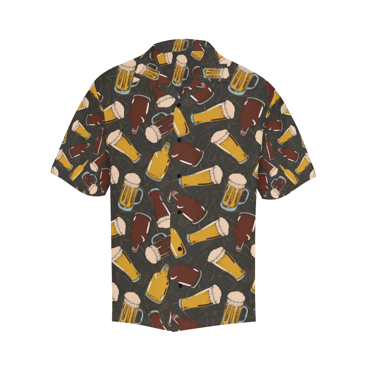 Beer Pattern Print Design 03 Men's Hawaiian Shirt