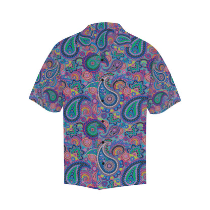 Paisley Colorful Pattern Print Design A02 Men's Hawaiian Shirt