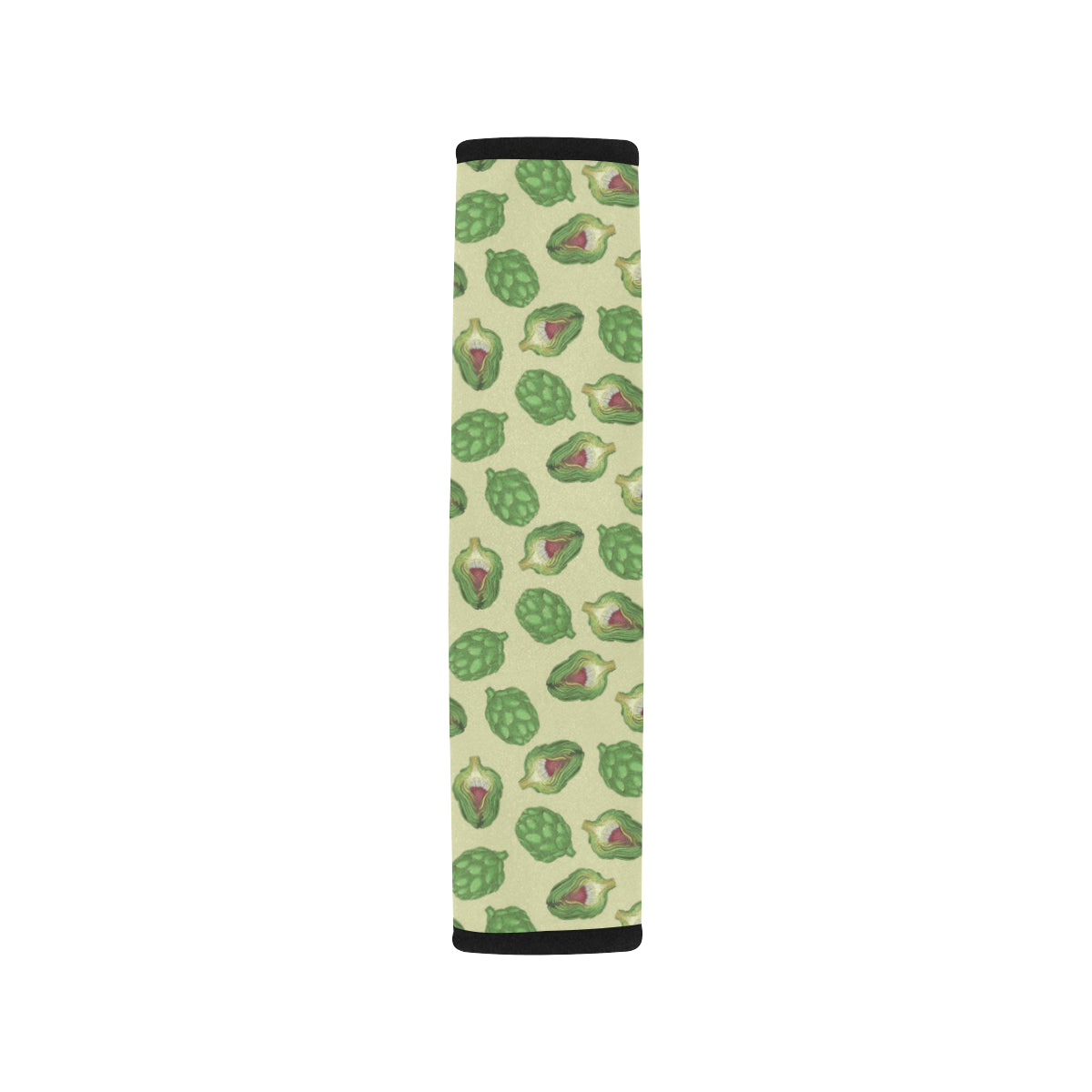 Artichoke Pattern Print Design 03 Car Seat Belt Cover