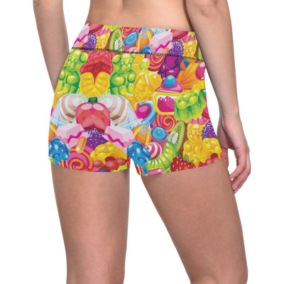 Candy Pattern Print Design CA01 Yoga Shorts