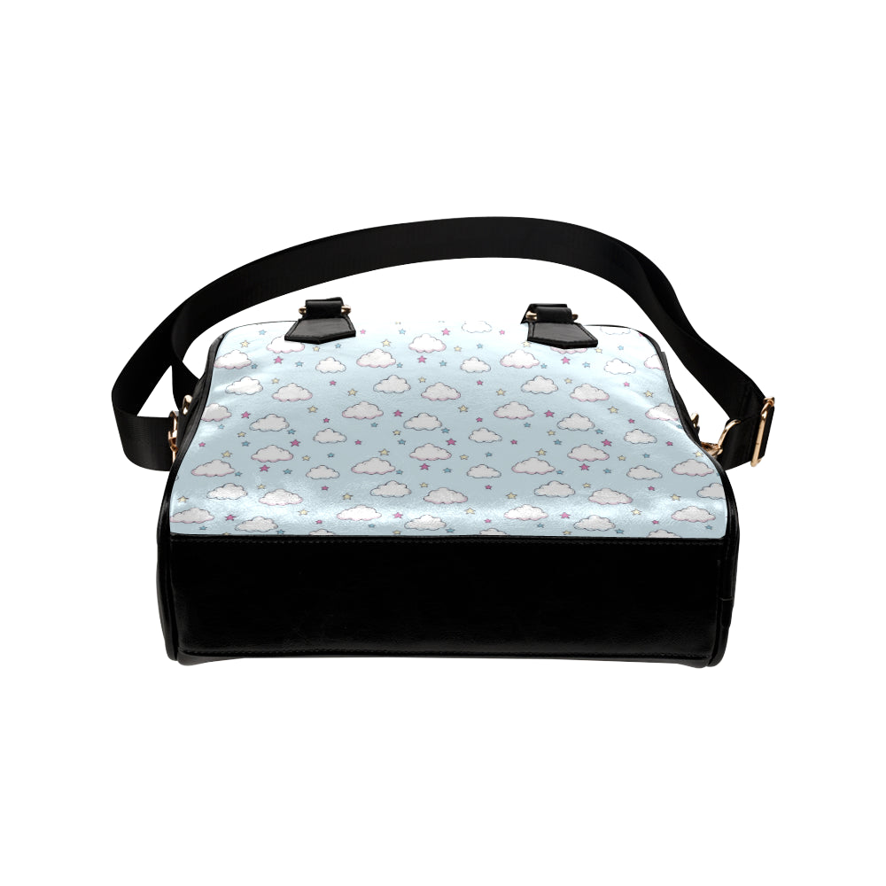 Cloud  Pattern Print Design 01 Shoulder Handbag