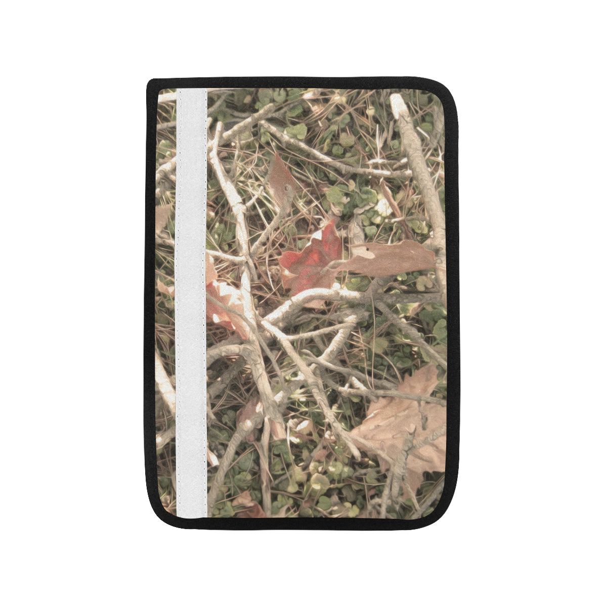 Camouflage Realistic Tree Authumn Print Car Seat Belt Cover