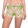 Apple Pattern Print Design AP07 Yoga Shorts